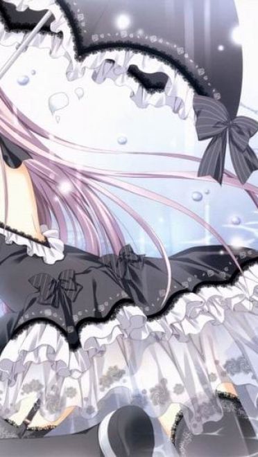 微笑女孩 桌面壁纸 花儿围绕