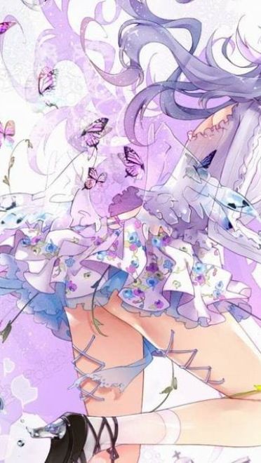 绚丽的紫蓝 桌面壁纸 华美精致