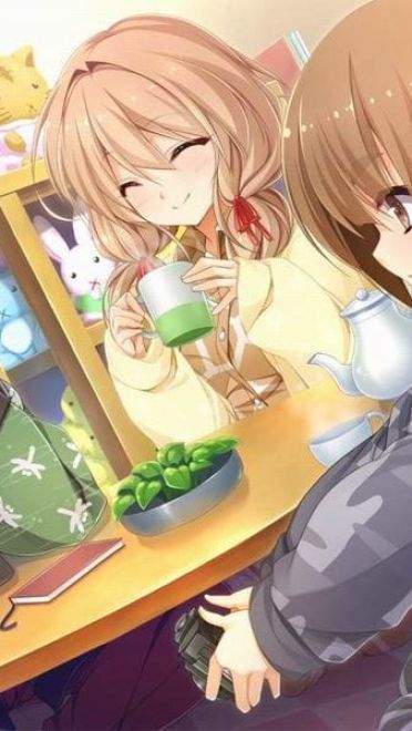 悠然自得 桌面壁纸 妹纸的休闲时刻