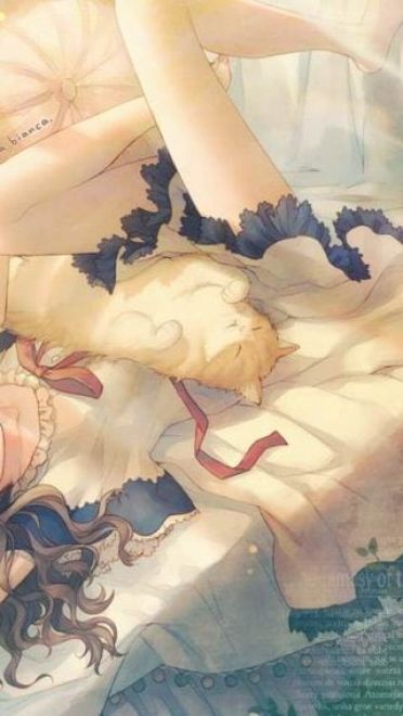 悠然自得 桌面壁纸 妹纸的休闲时刻