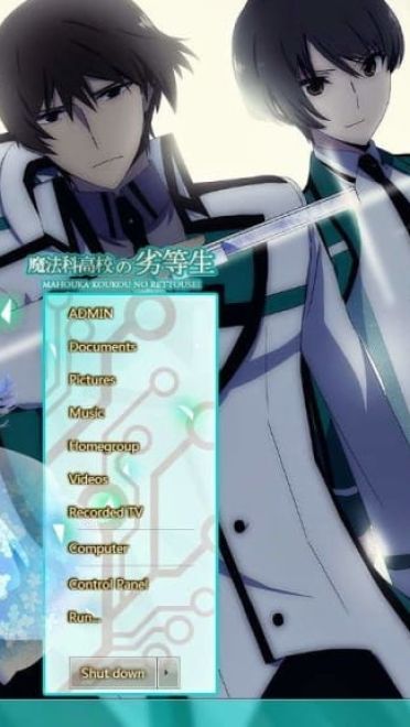 司波兄妹 win7主题 魔法科高等学校劣等生