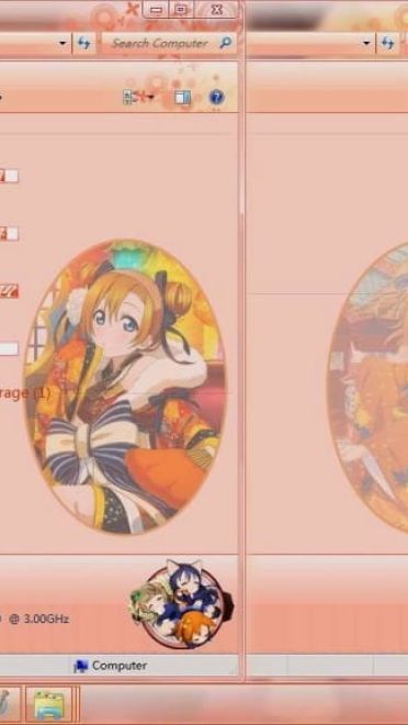 高坂穗乃果 win7主题 LoveLive!