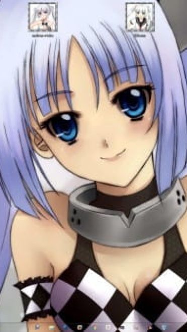 黑白小姐 win8主题 黑白交相辉映