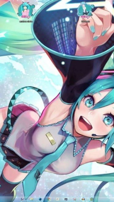 初音未来 Miku 2015 V2 win8主题