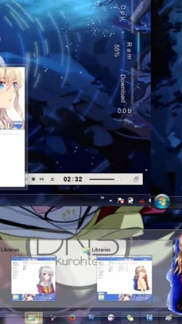 友利奈绪 win8主题 Charlotte