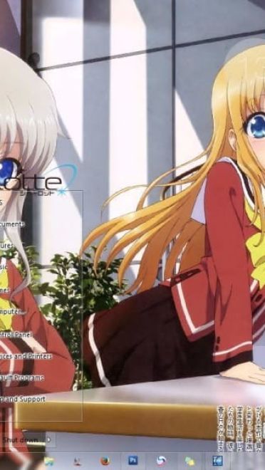 友利奈绪 win8主题 Charlotte