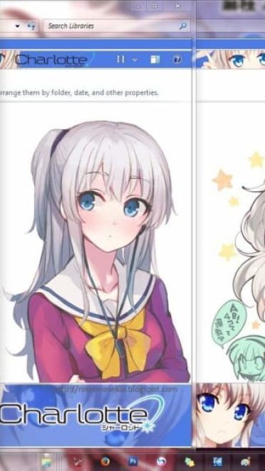 友利奈绪 win8主题 Charlotte