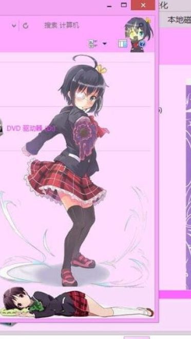 小鸟游六花 win8主题 中二病也要谈恋爱