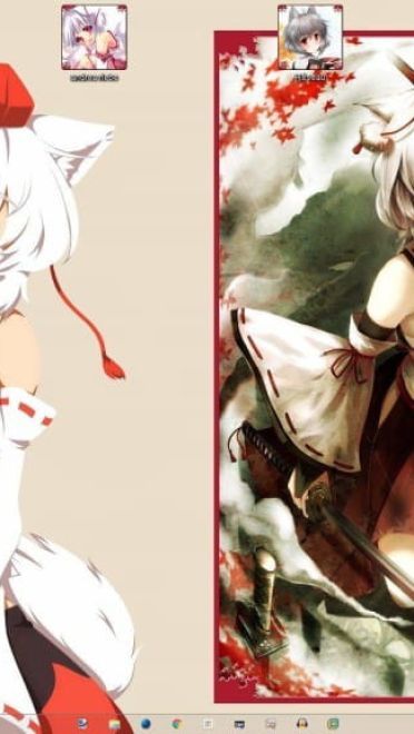 犬走椛 win10主题 东方Project