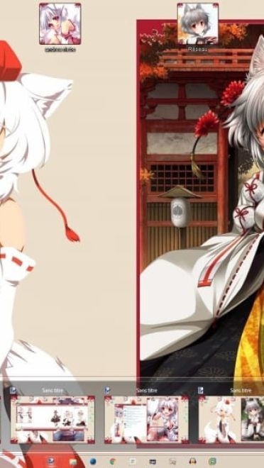 犬走椛 win10主题 东方Project