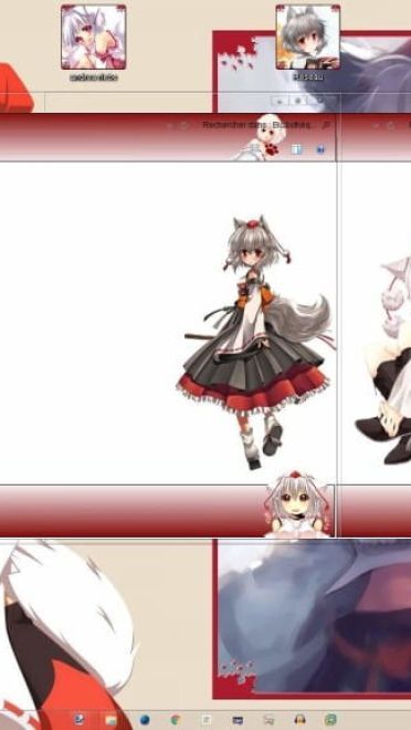 犬走椛 win10主题 东方Project