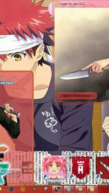 食戟之灵win7主题