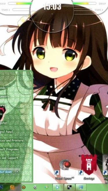 宇治松千夜 win7主题 点兔