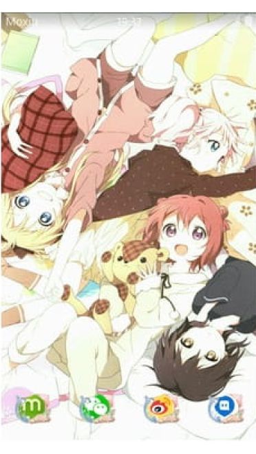 娱乐社员 手机主题 摇曳百合