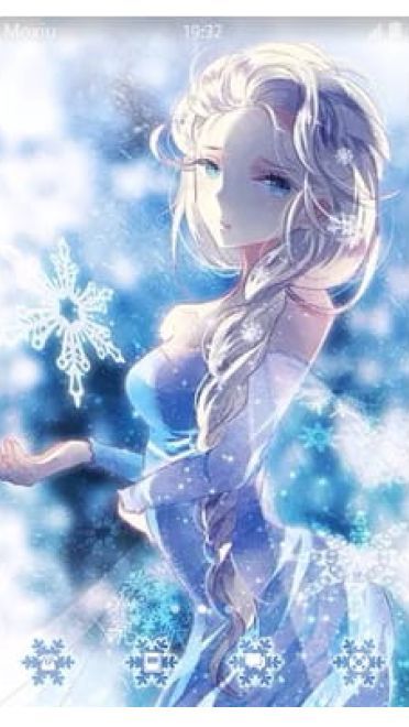 女王艾莎 手机主题 冰雪奇缘