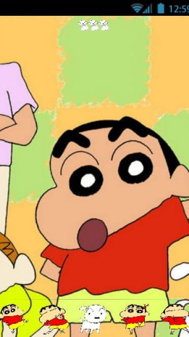 【安卓萌化合集】童年向 蜡笔小新安卓GO主题锁