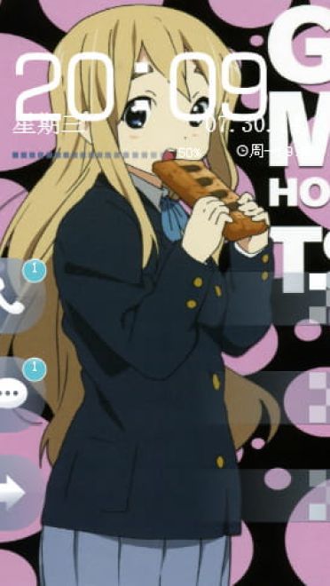 轻音少女 琴吹釉 安卓手机主题下载