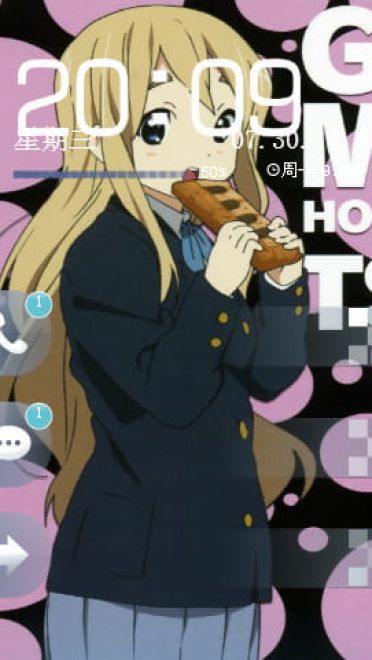 轻音少女 琴吹釉 安卓手机主题下载