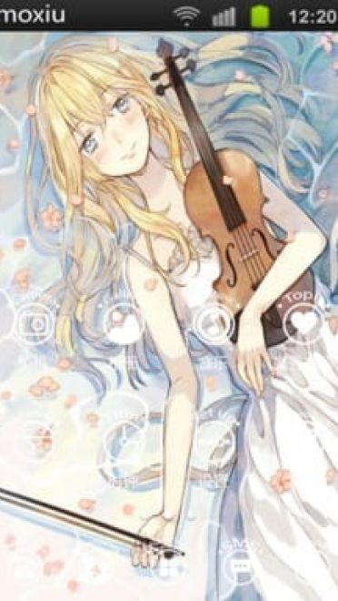 【安卓皮肤】四月是你的谎言 熏 手机主题