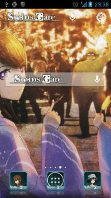 命运石之门 石头门 ADW主题 Android