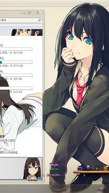 【win7主题】偶像大师 灰姑娘女孩の涩谷凛