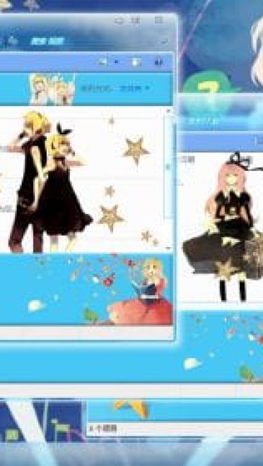 【win7主题】插画系列...主清新风，插画家ガガ