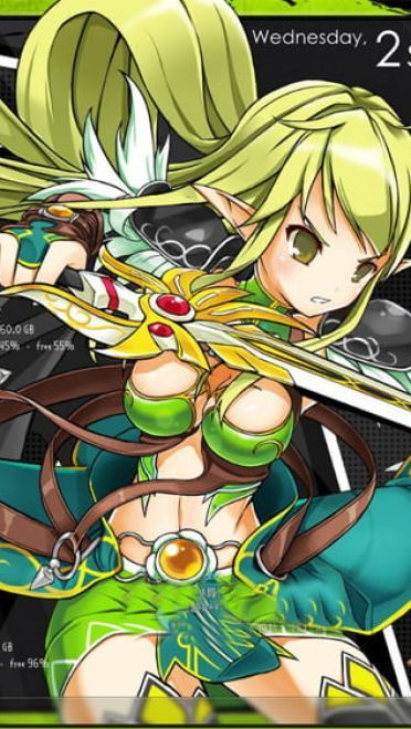 【win7】 艾尔之光 蕾娜Win7主题