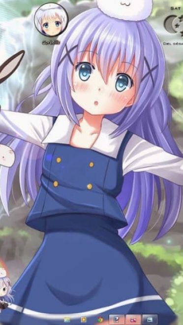 【win7主题】香风智乃——请问您今天要来点兔子