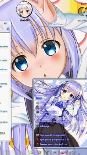 【win7主题】香风智乃——请问您今天要来点兔子