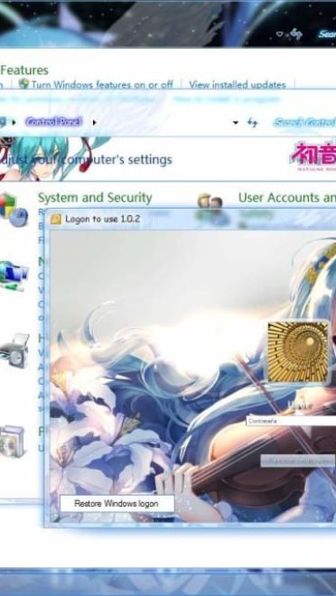 【win7主题】世界第一公主殿下miku 生日来一发电