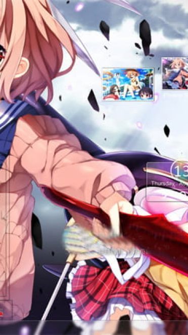 【win7主题】境界の彼方 栗山未来Win7主题