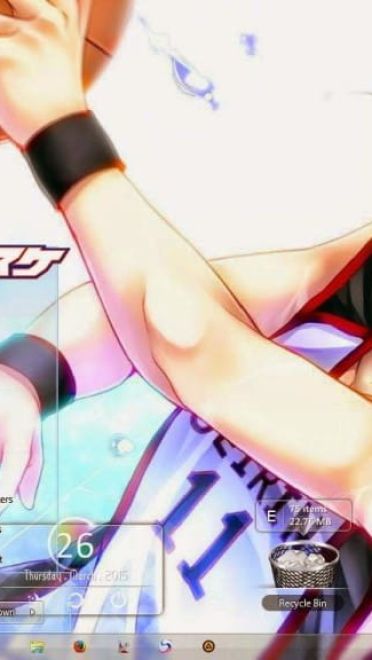 【win7主题】黑子的篮球帅气电脑win7主题