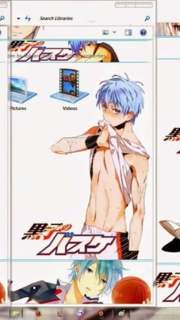 【win7主题】黑子的篮球帅气电脑win7主题