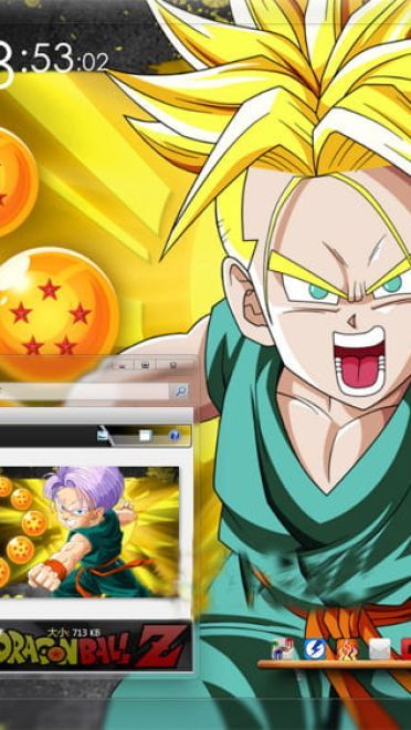 【win7主题】 龙珠超 特兰克斯Win7主题