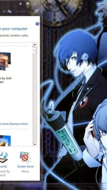 【win7主题】女神异闻录~帅气百分比~