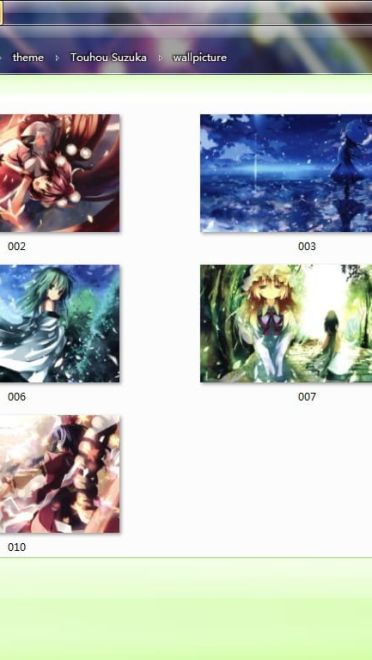 【win7主题】东方project 茨乃东方同人铃风电脑主