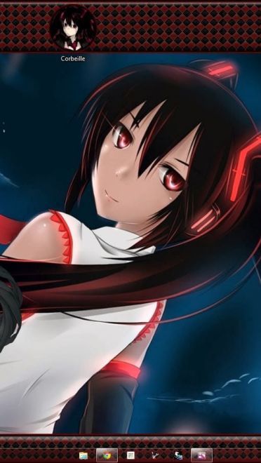 【win7主题】黑化初音 崩坏崩坏杂音 miku电脑主题