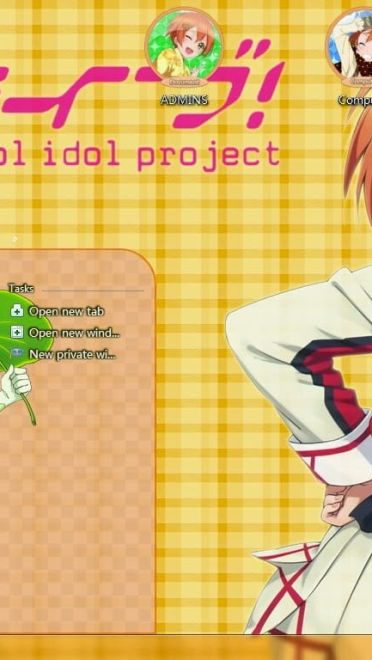 【win7主题】LOVE LIVE 星空凛 凛喵の超元气主题~