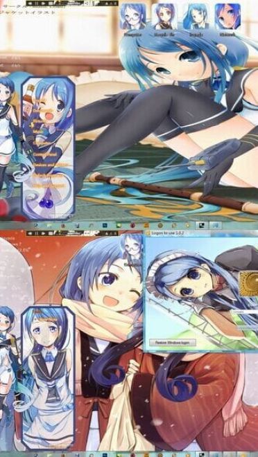 【win7主题】舰娘collection 天然贫乳五月雨