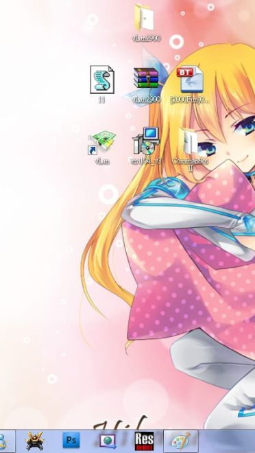 【win7主题】金发双马尾の童颜巨乳蓝泽光