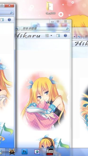 【win7主题】金发双马尾の童颜巨乳蓝泽光