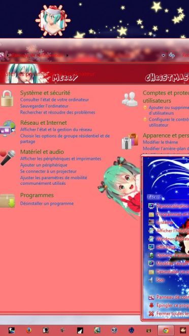 【win7主题】初音~mikuの圣诞ver.