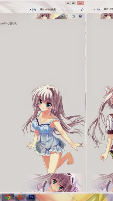 【win7主题】恋花绽放樱飞时 角色系列主题x5