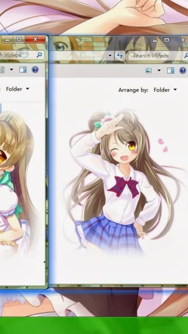 【win7主题】Love live!绿色清新南小鸟