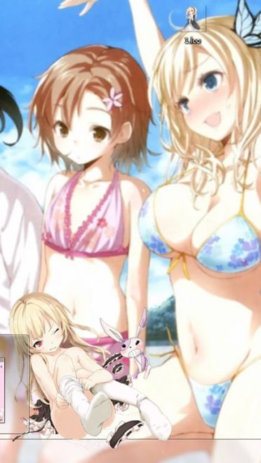 【win7主题】我的朋友很少 透明磨砂粉嫩妹！