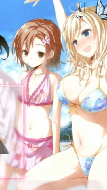 【win7主题】我的朋友很少 透明磨砂粉嫩妹！