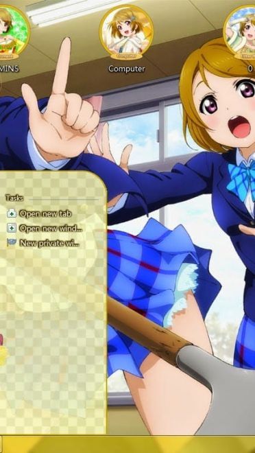 【win7主题】LOVE LIVE!小泉花阳亲