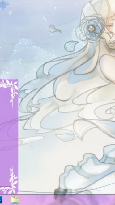 【win7主题】暖色调画师 “水溜鸟”^^ 紫色调插画