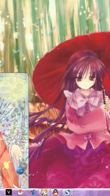 【win7主题】东方project 蓬莱山辉夜 win7主题