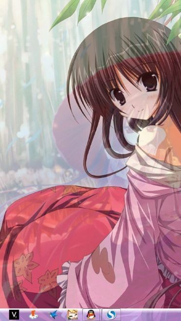 【win7主题】东方project 蓬莱山辉夜 win7主题